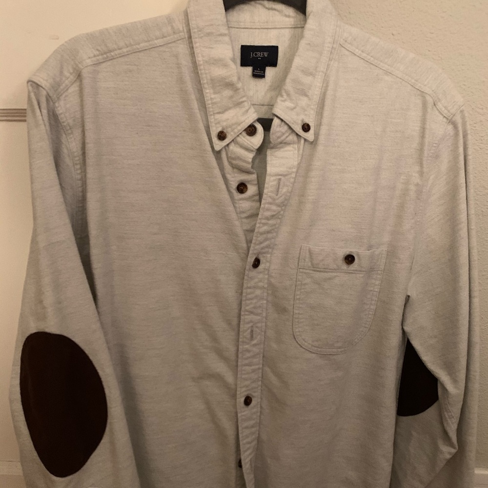 J.Crew Factory Elbow Patch Shirt